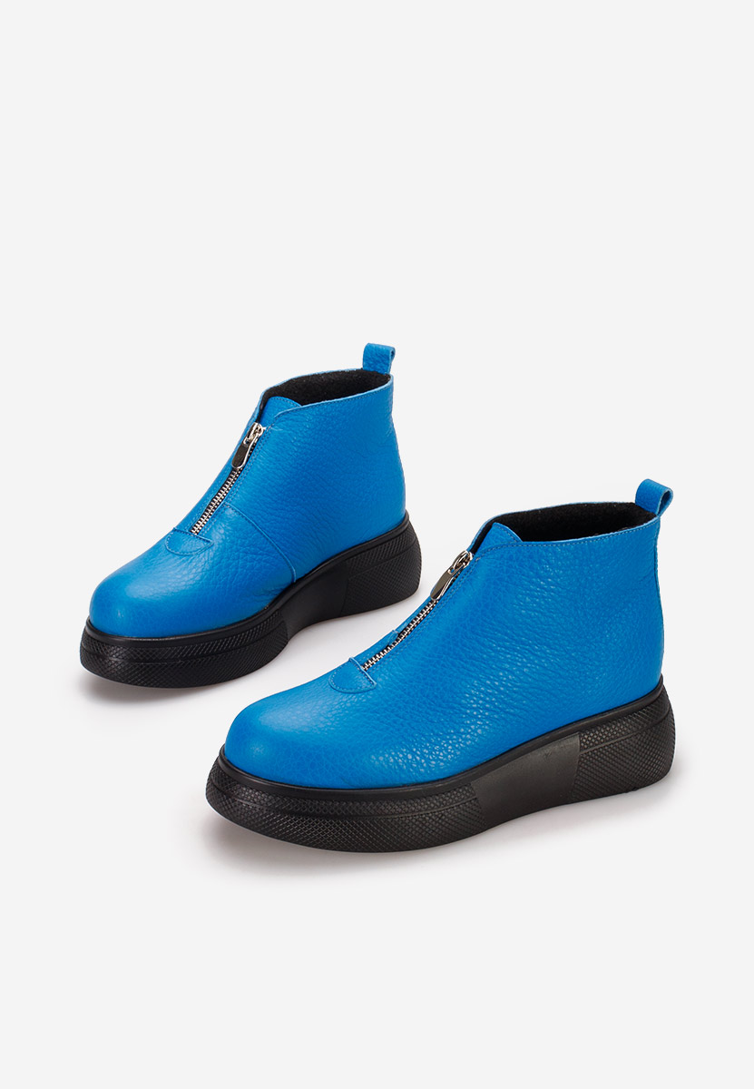 Ženski usnjeni gležnjari Laurisa modra Ženski usnjeni gležnjari Laurisa modra