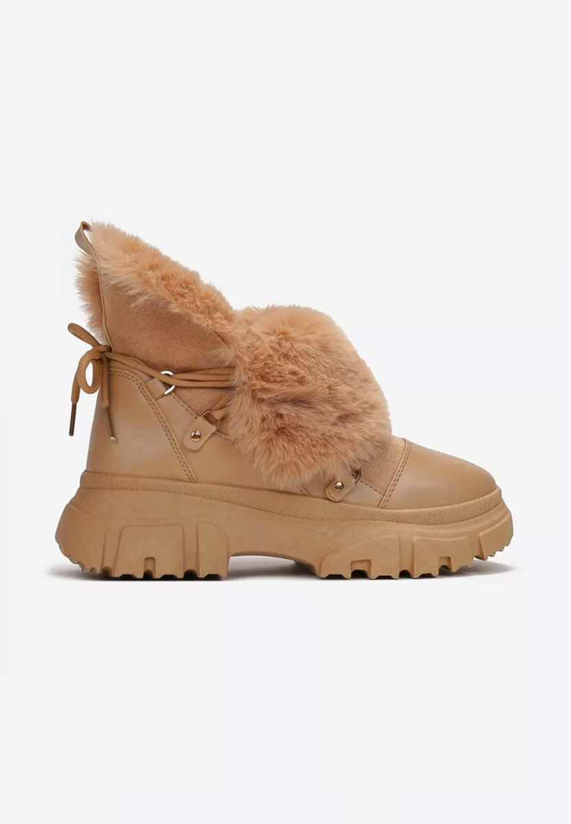 Gležnjarji z vezalkami Kaki Fralesia