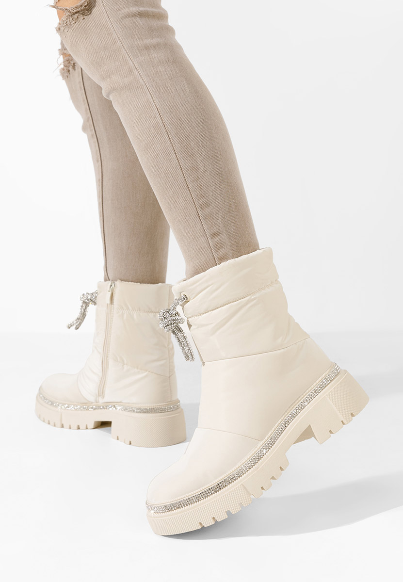 Ženski škornji za sneg Peliane bež