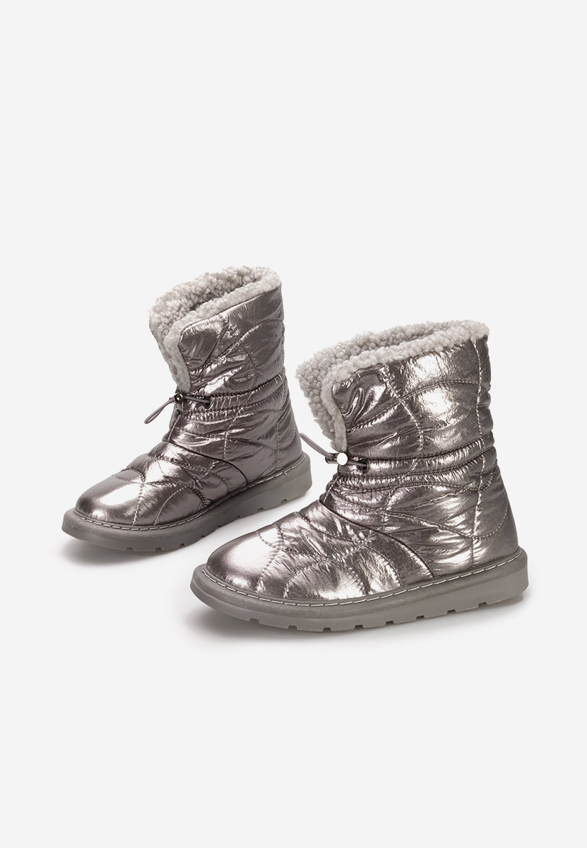 Ženski škornji za sneg Kendra Srebrne