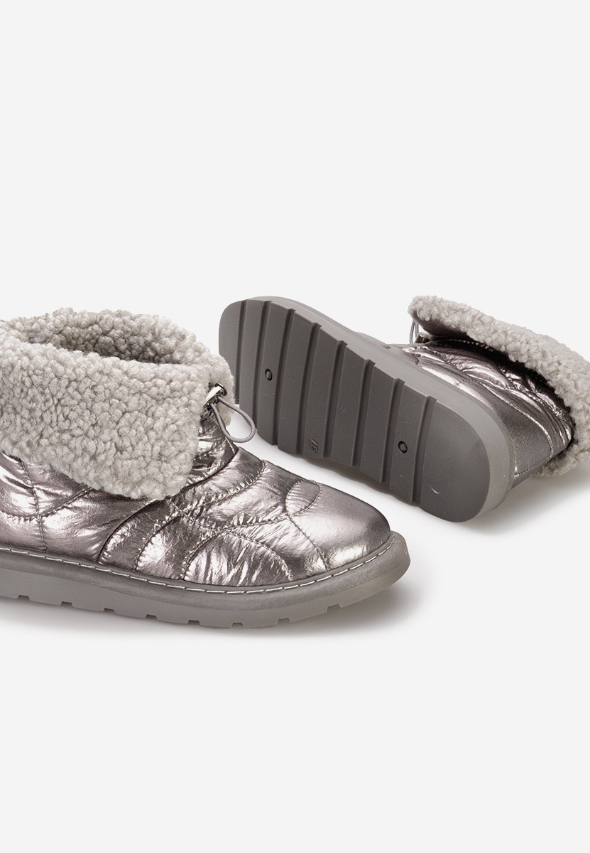 Ženski škornji za sneg Kendra Srebrne