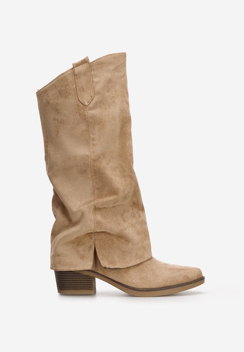 Ženski škornji Chandana Kaki