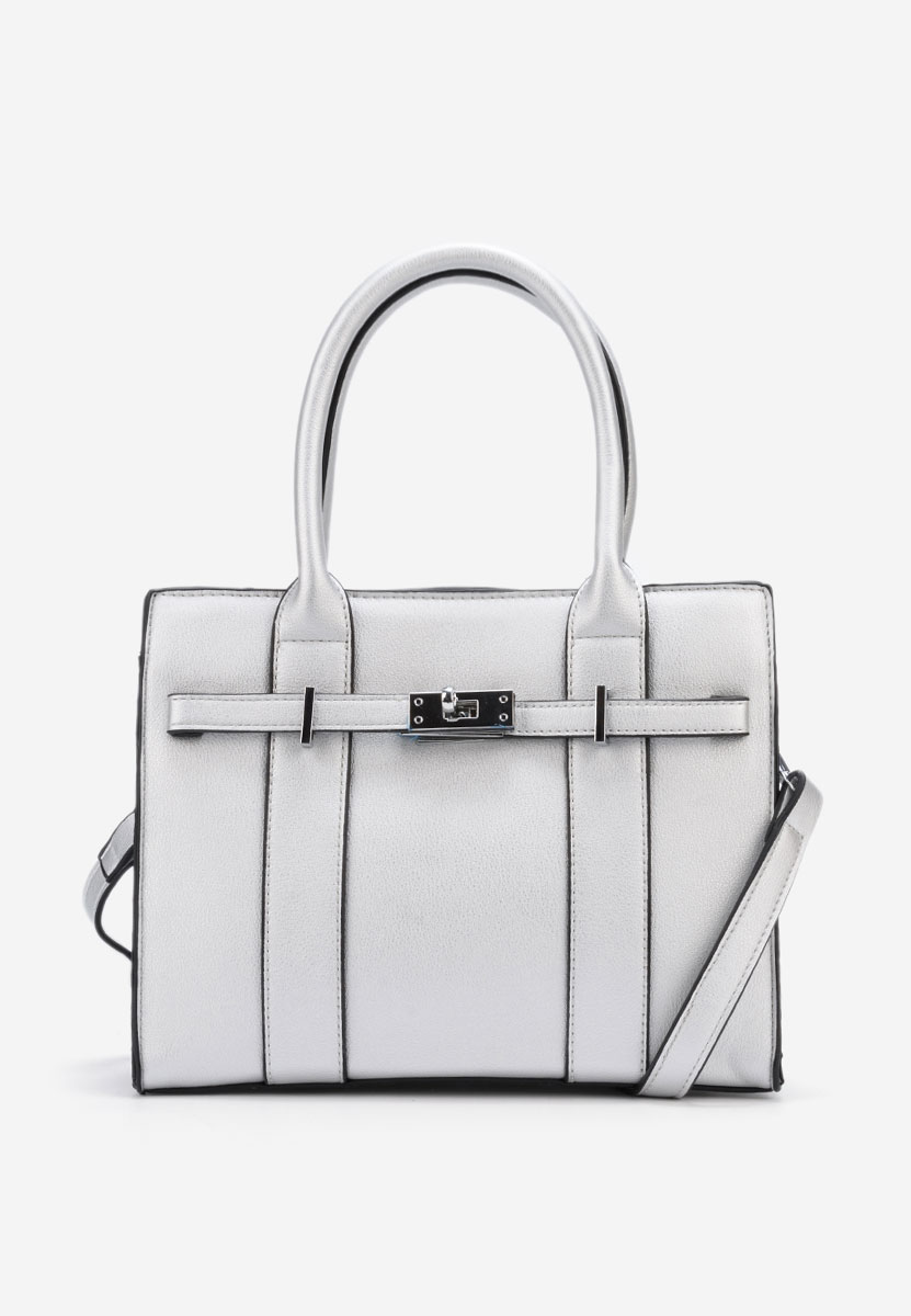 Rokav torba Yvesa srebrna