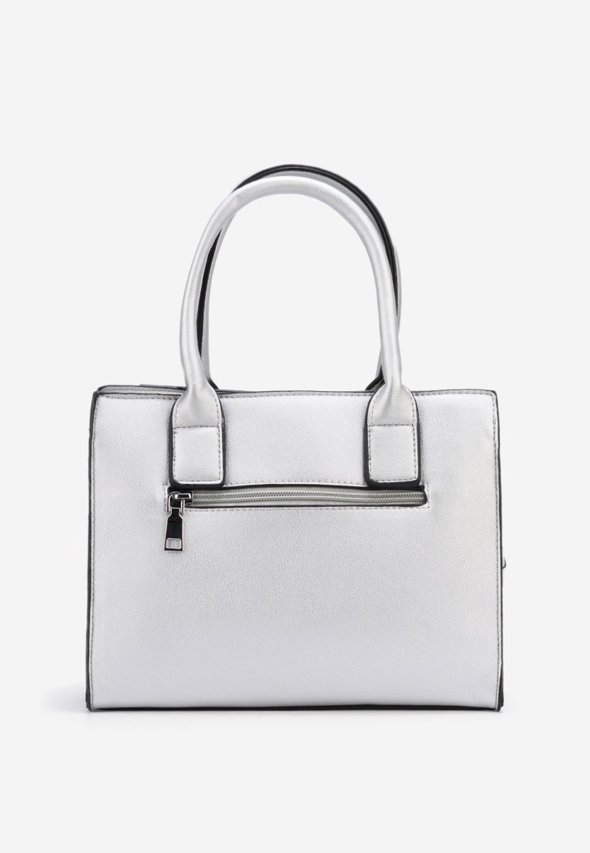 Rokav torba Yvesa srebrna