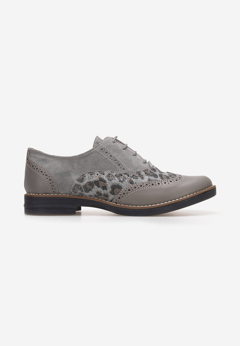 Brogue čevlji Emily V2 Siva