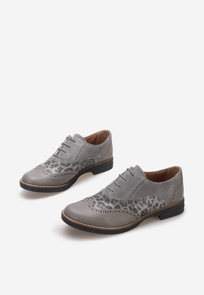 Brogue čevlji Emily V2 Siva