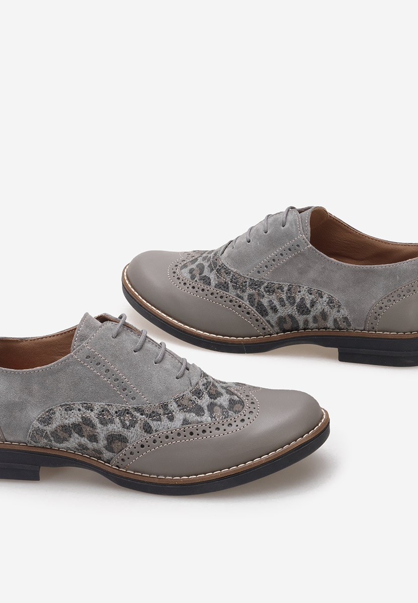 Brogue čevlji Emily V2 Siva