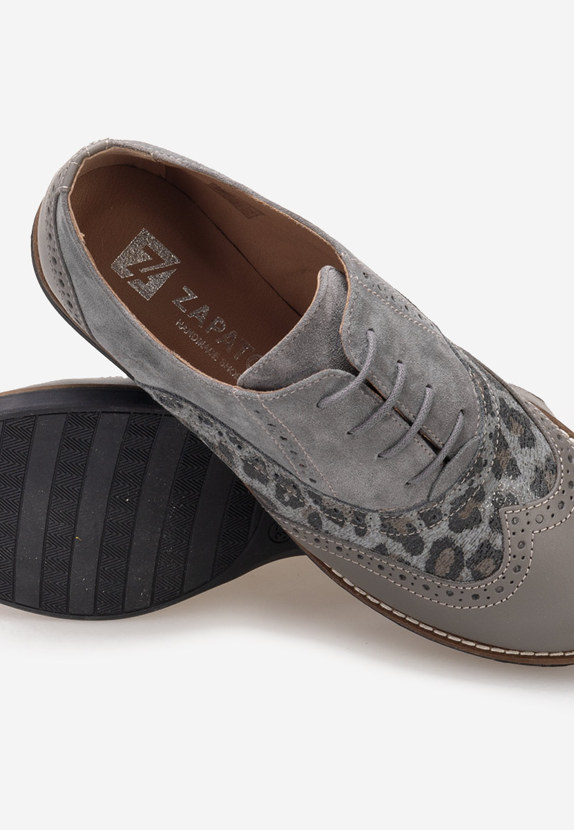 Brogue čevlji Emily V2 Siva