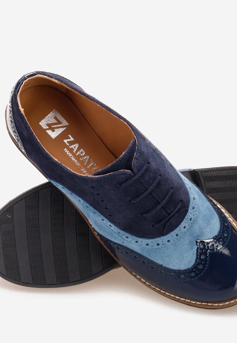 Brogue čevlji Emily V7 Navy