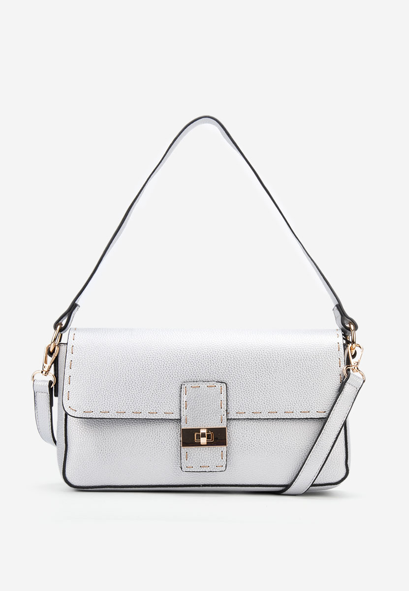 Rokav torba Emilea srebrna