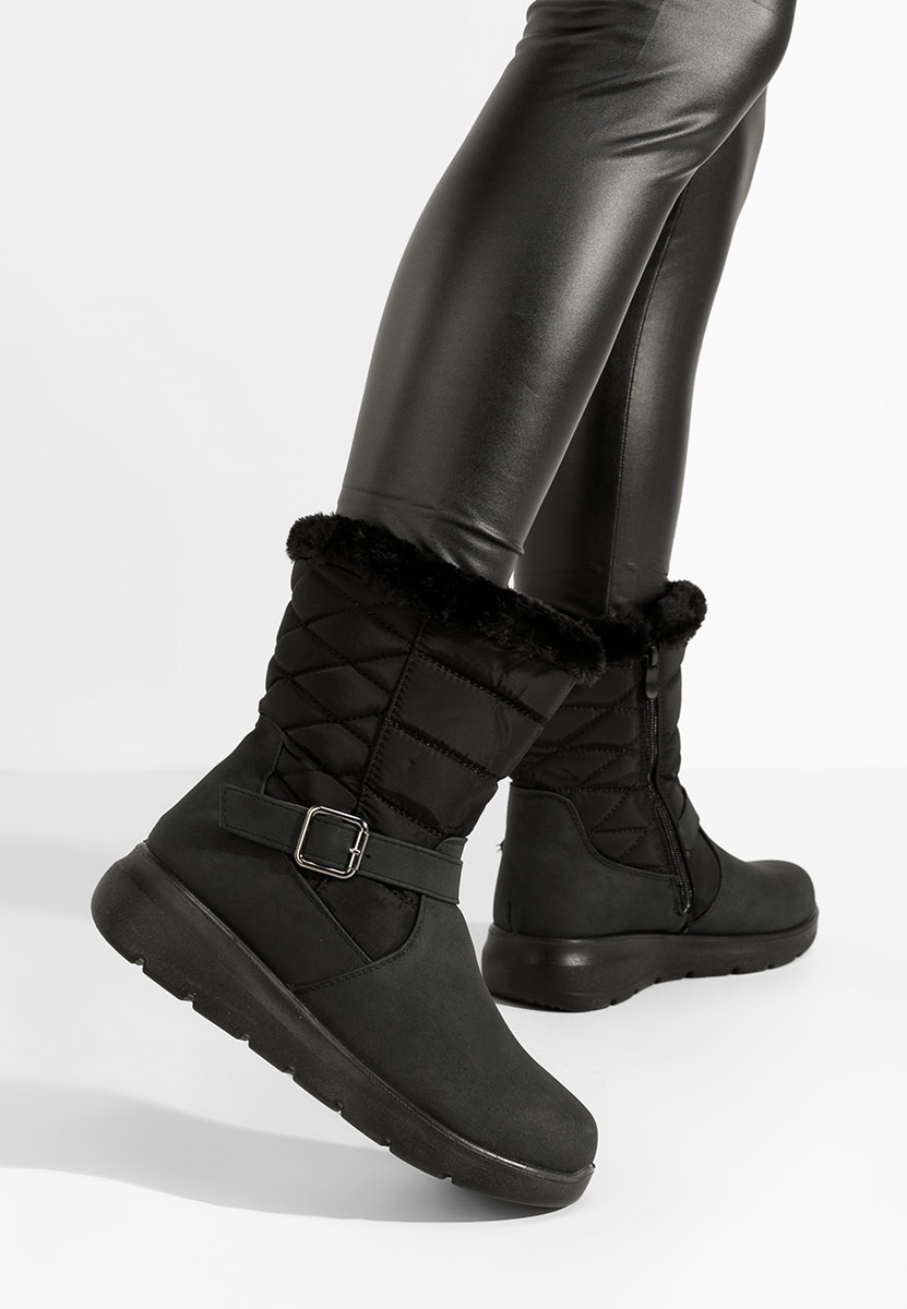 Zimske ženske škornje Favia črna