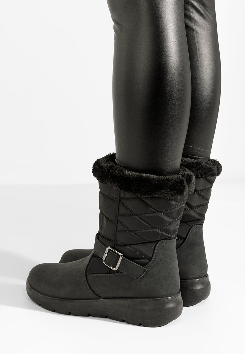 Zimske ženske škornje Favia črna