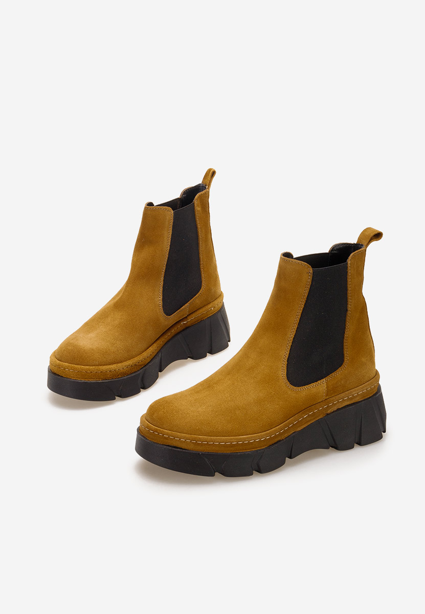 Ženski Chelsea gležnjarji Avelyn V2 Kamela