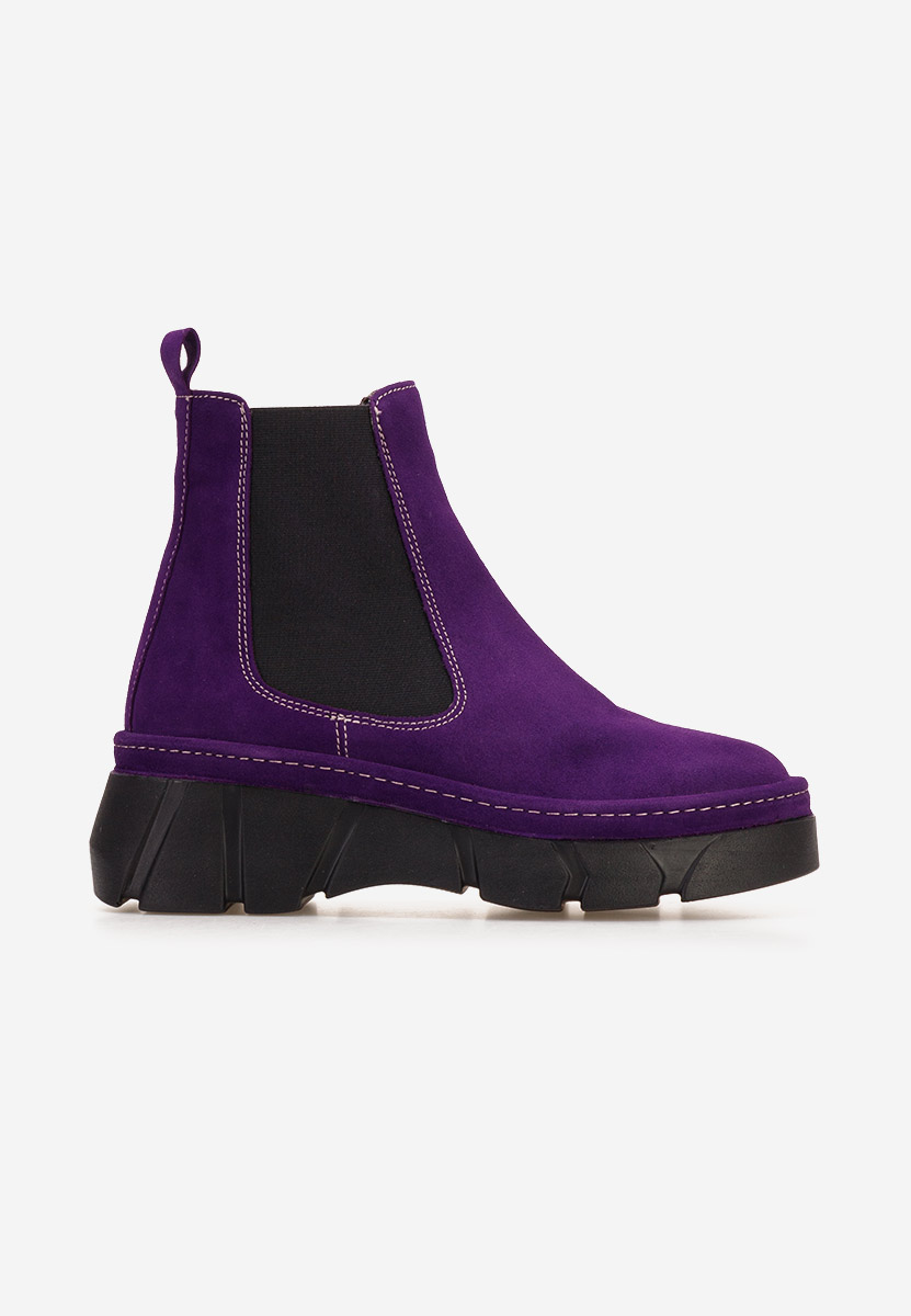 Ženski Chelsea gležnjarji Avelyn V2 Vijolična