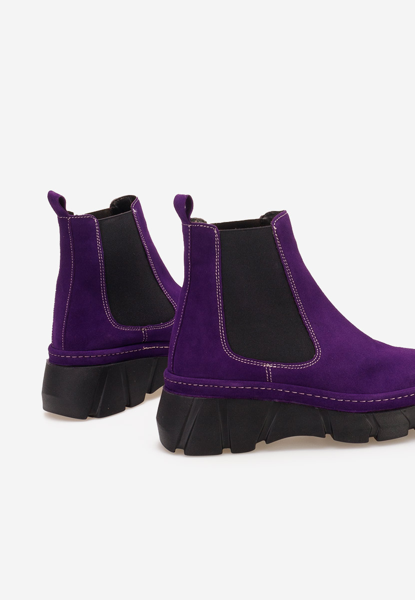 Ženski Chelsea gležnjarji Avelyn V2 Vijolična