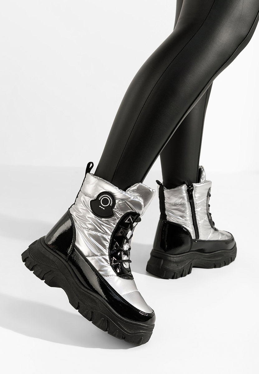 Ženski škornji za sneg Srebrne Louisa