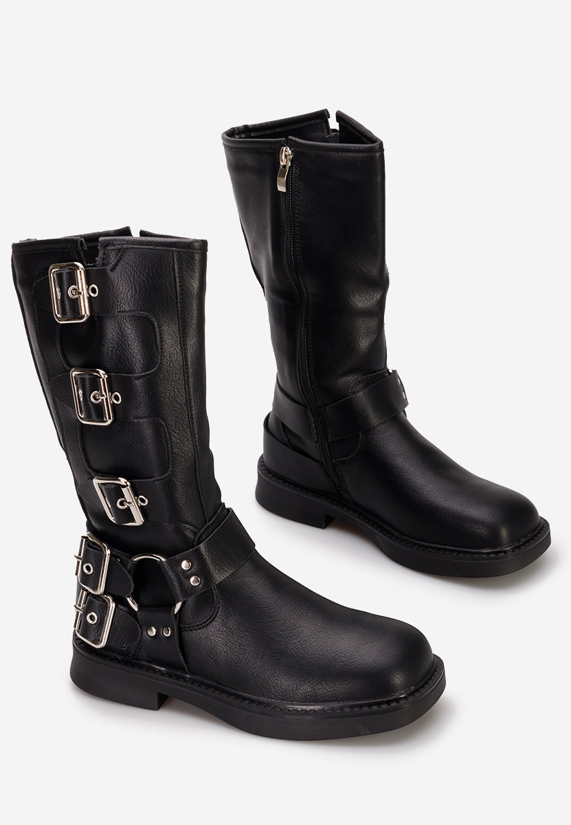 Škornji za punce Radella črna