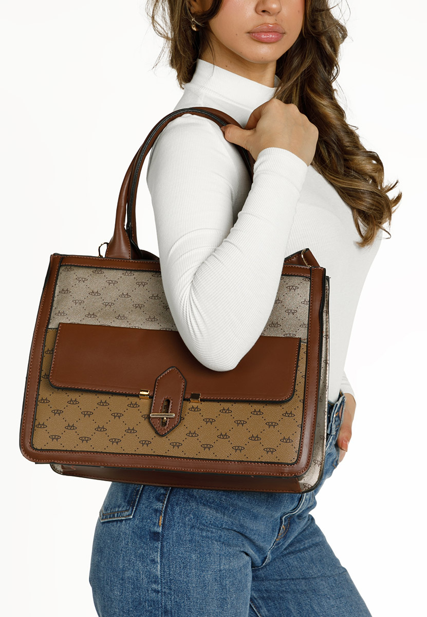 Rokav torba Kimly rjava