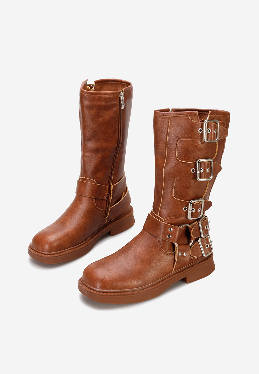 Škornji za punce Radella rjava