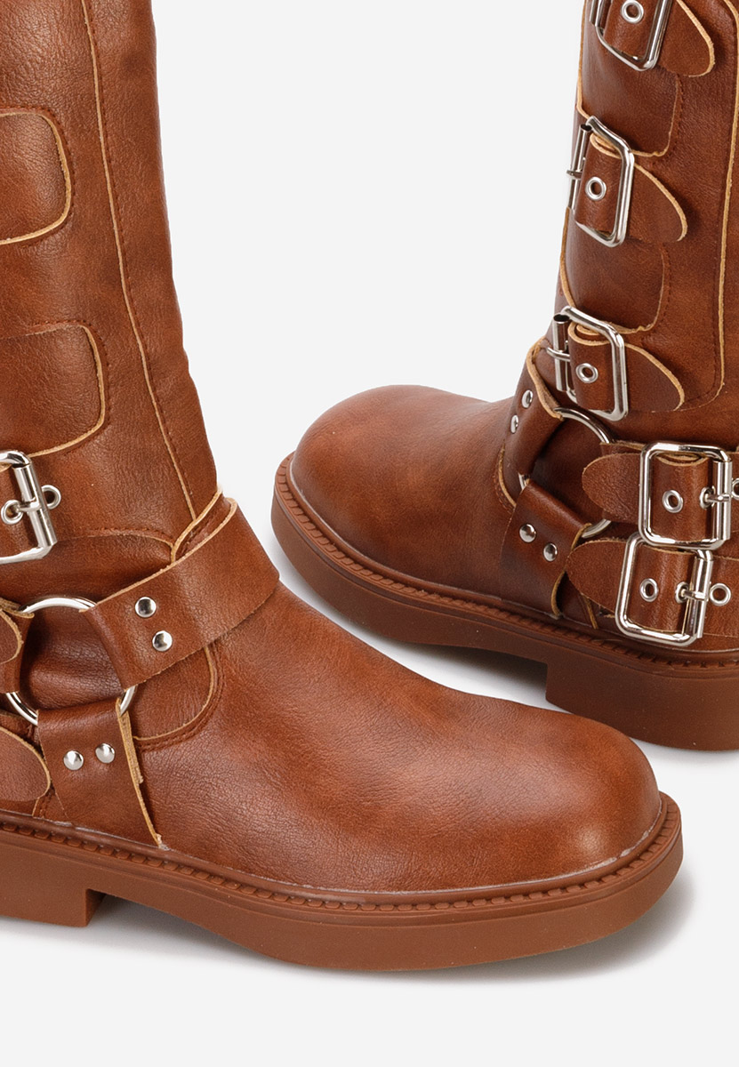 Škornji za punce Radella rjava