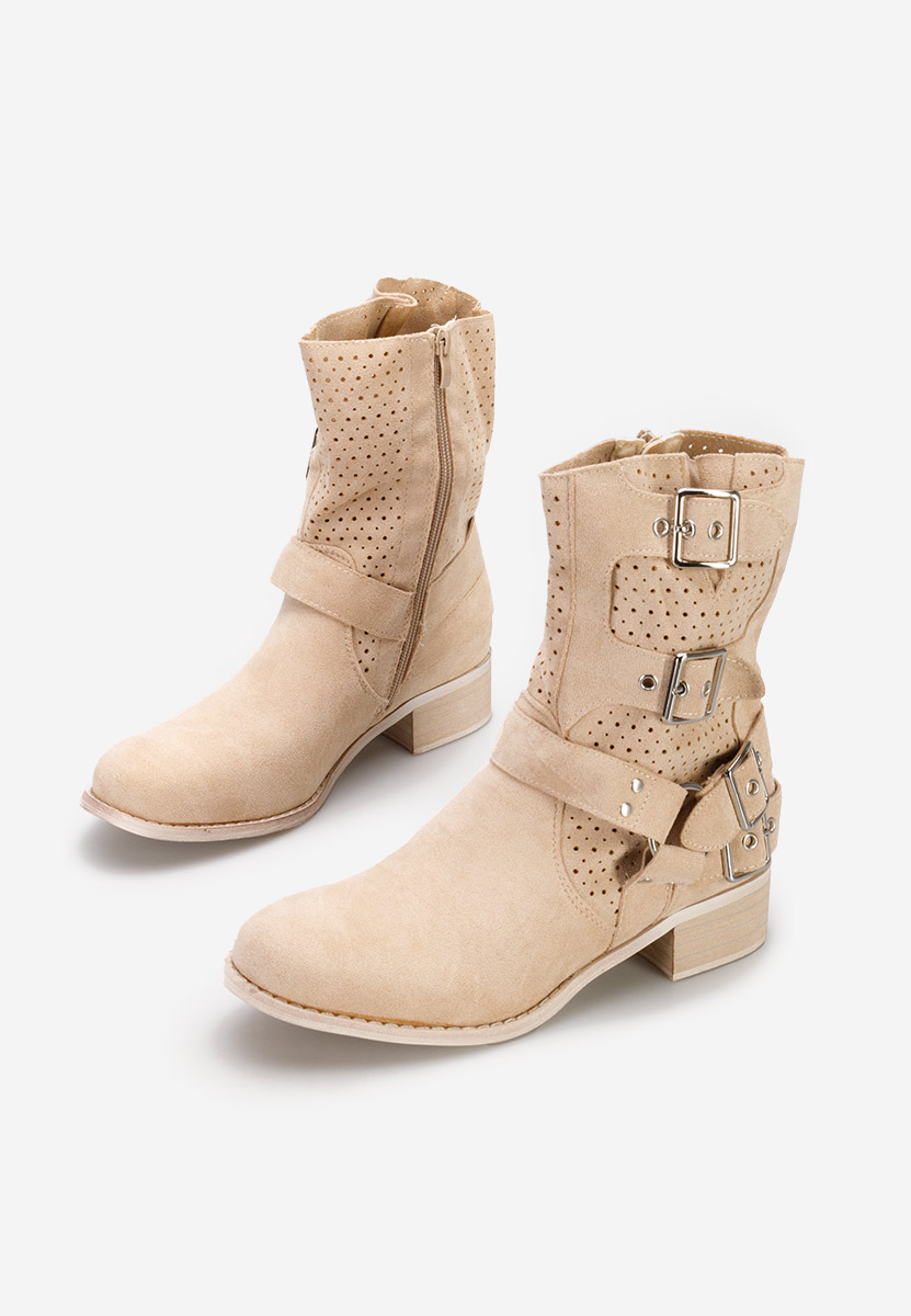 Ženski gležnjari Daiela bež