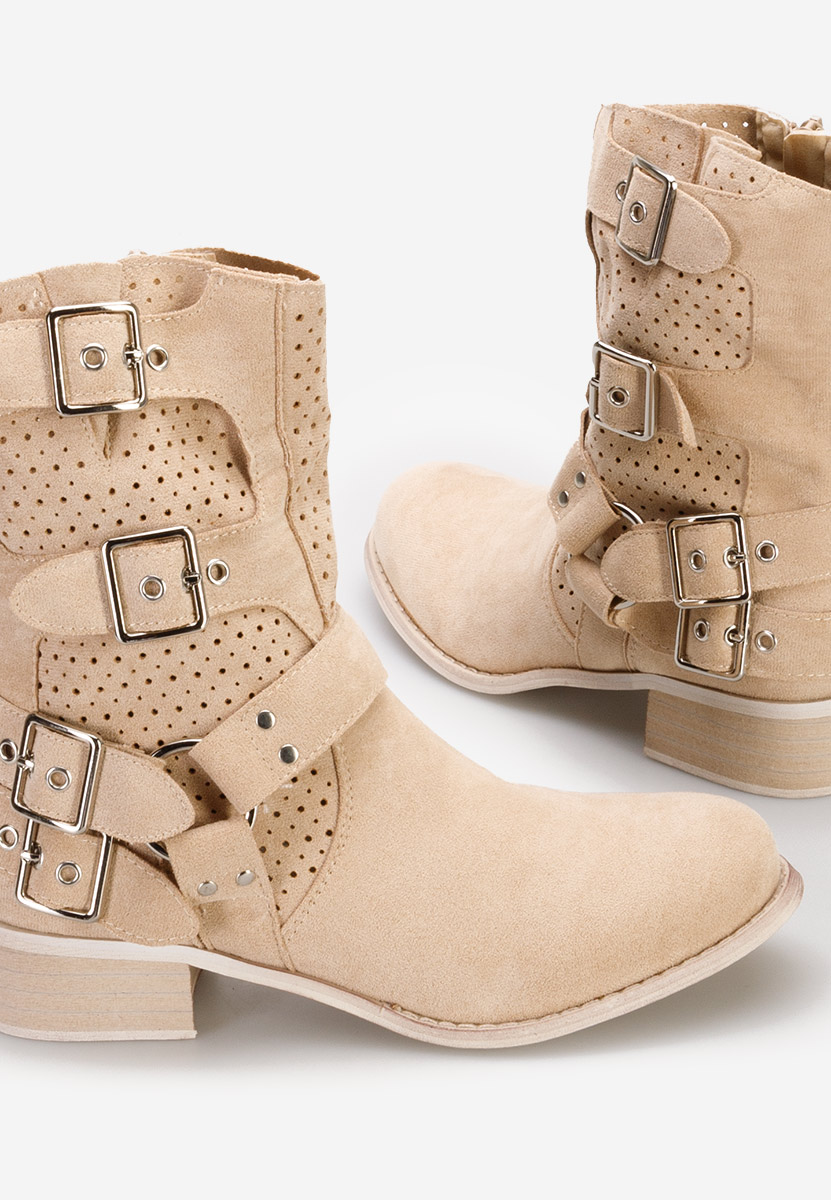 Ženski gležnjari Daiela bež