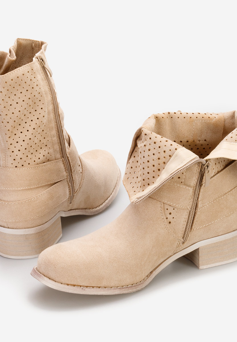 Ženski gležnjari Daiela bež