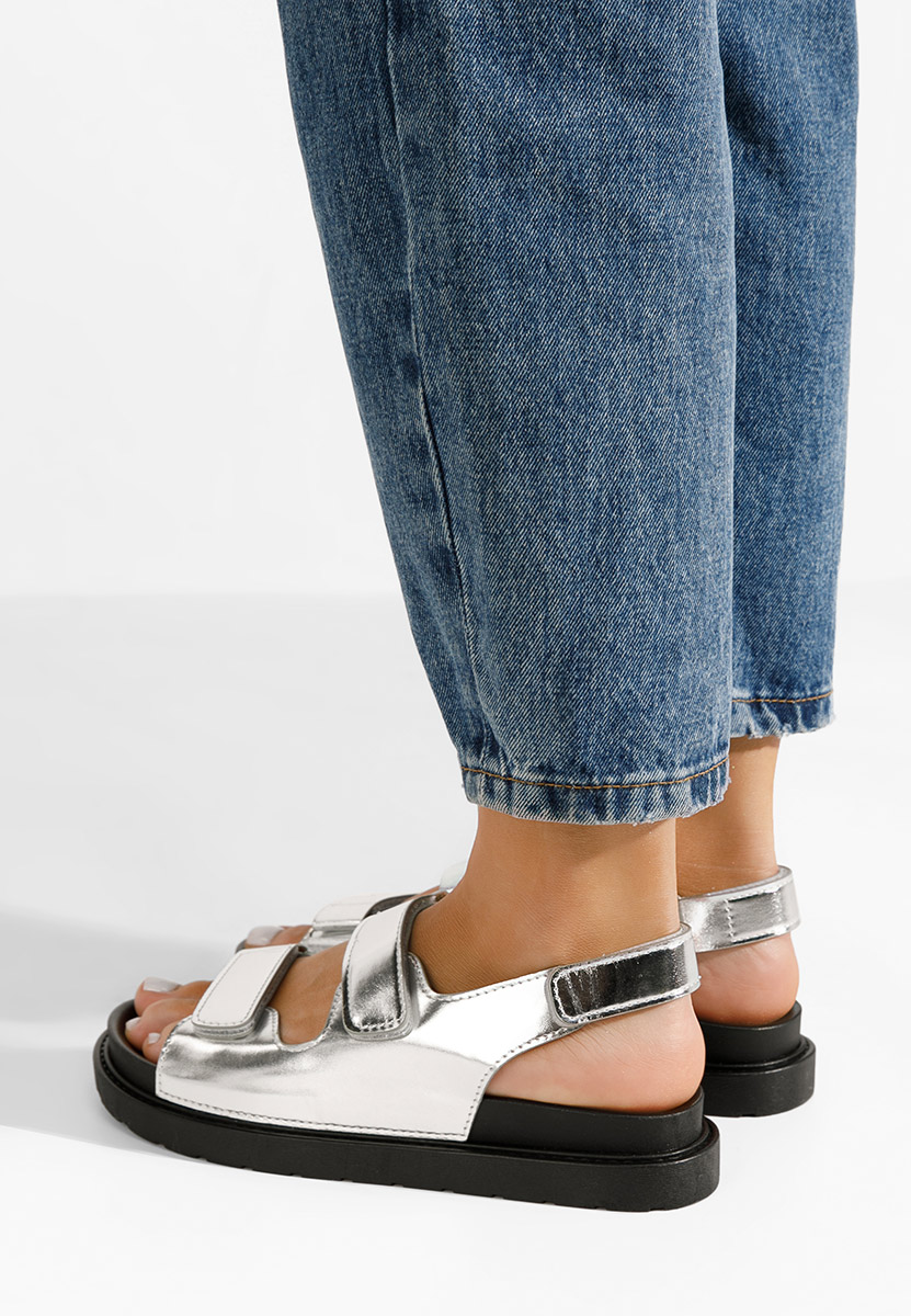 Ženski sandali Briane srebrna