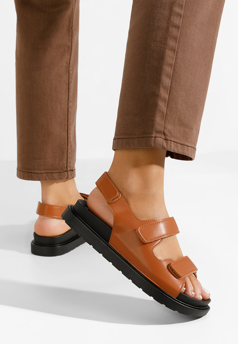 Ženski sandali Briane kamela