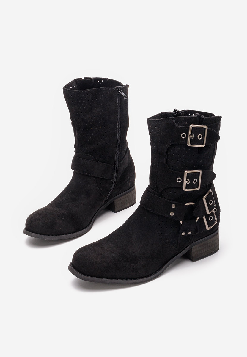 Ženski gležnjari Daiela črna