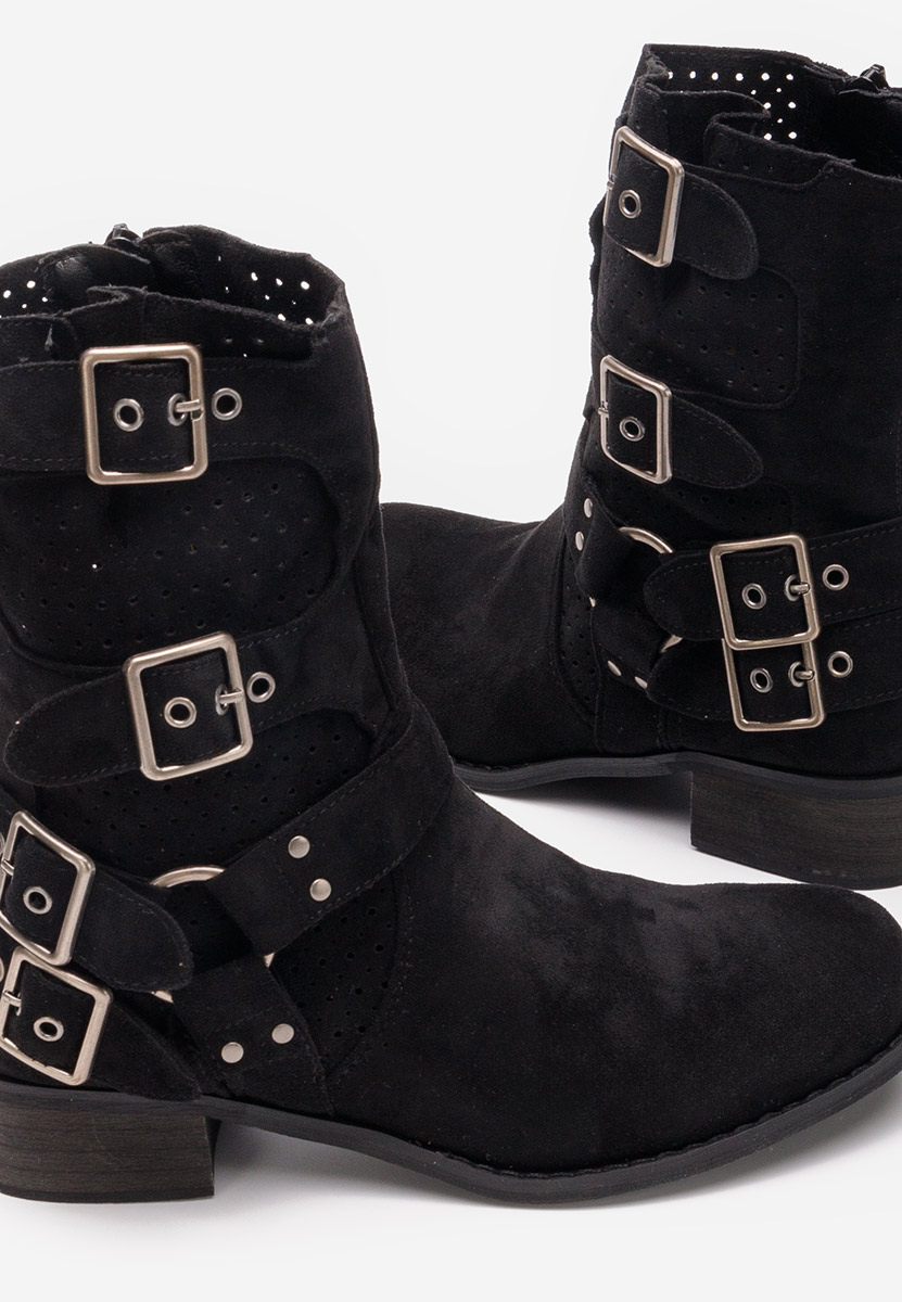 Ženski gležnjari Daiela črna