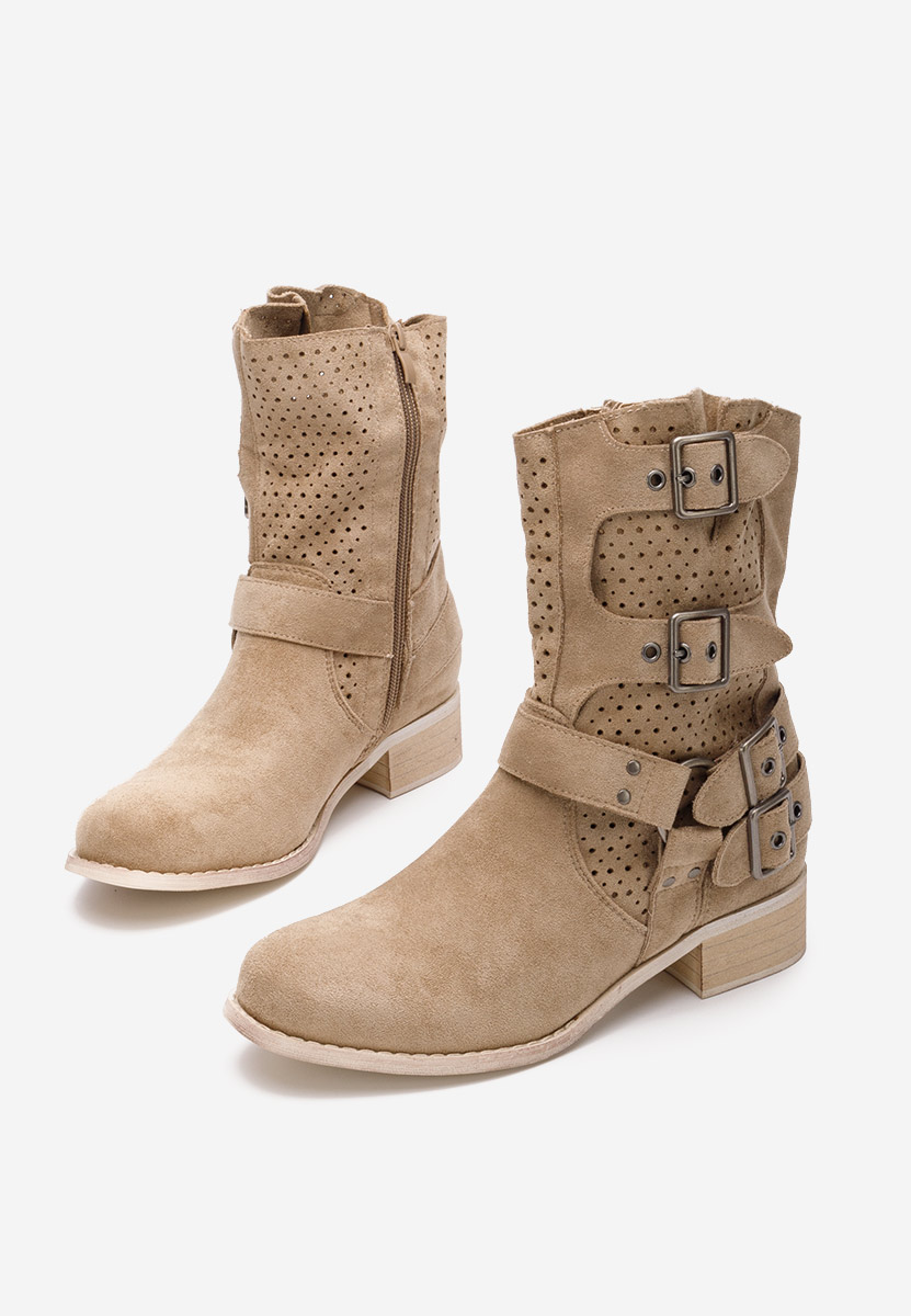 Ženski gležnjari Daiela kaki