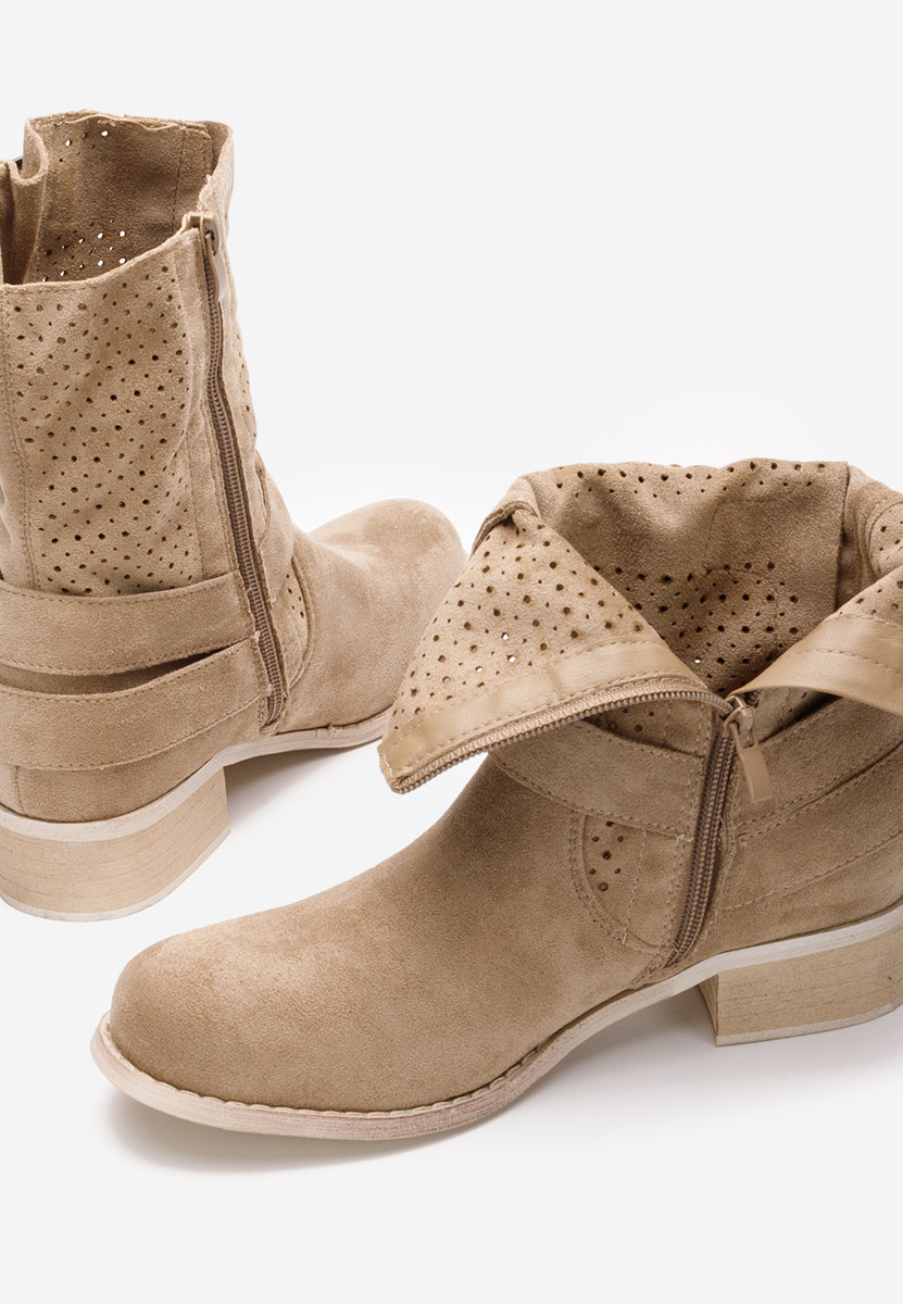 Ženski gležnjari Daiela kaki