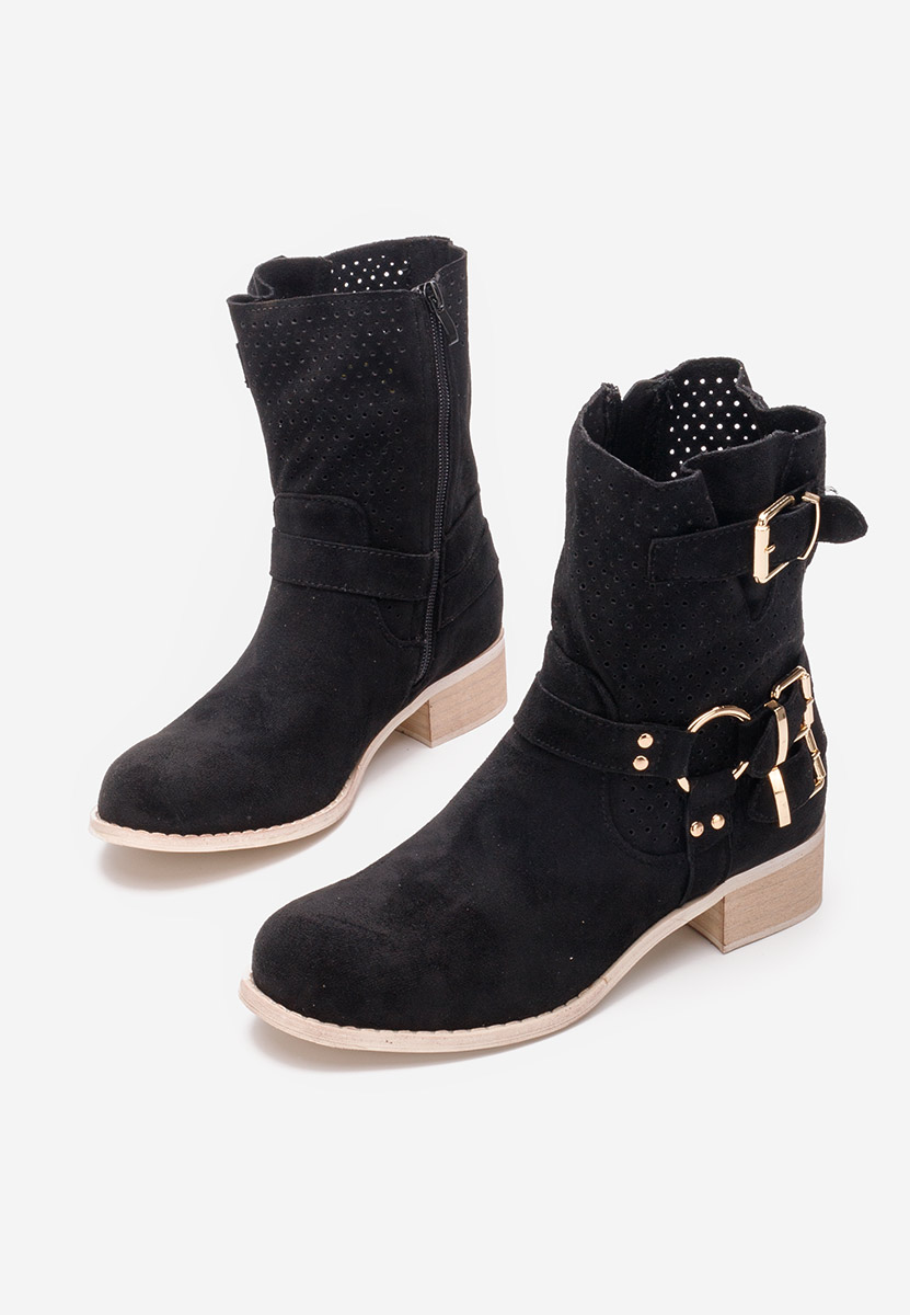 Ženski gležnjari Daiela V2 črna