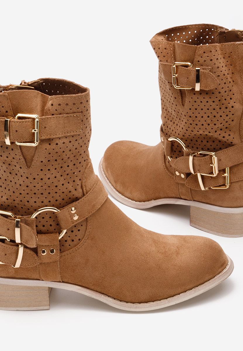 Ženski gležnjari Daiela V2 kamela