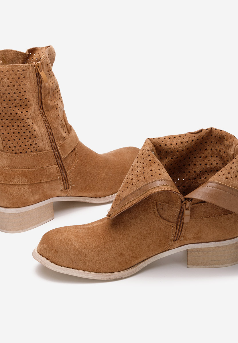 Ženski gležnjari Daiela V2 kamela