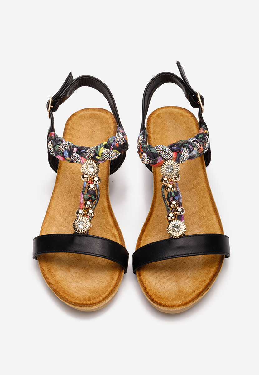 Ženski sandali Tanika črna