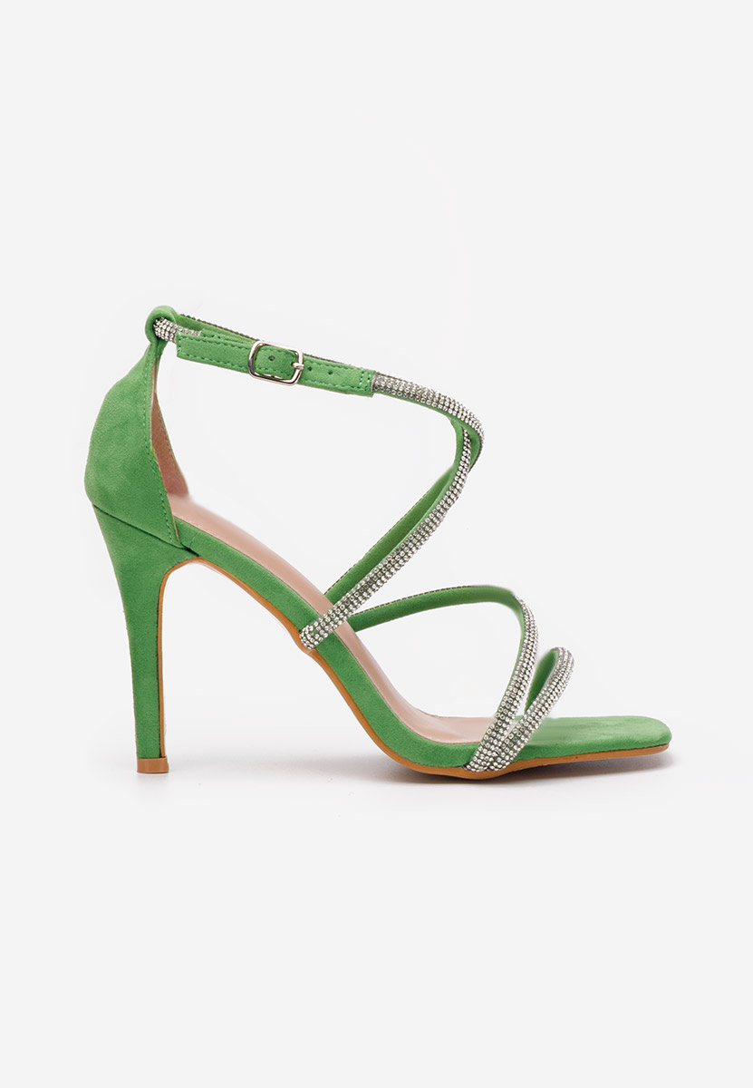 Ženski sandali Aleena zelena