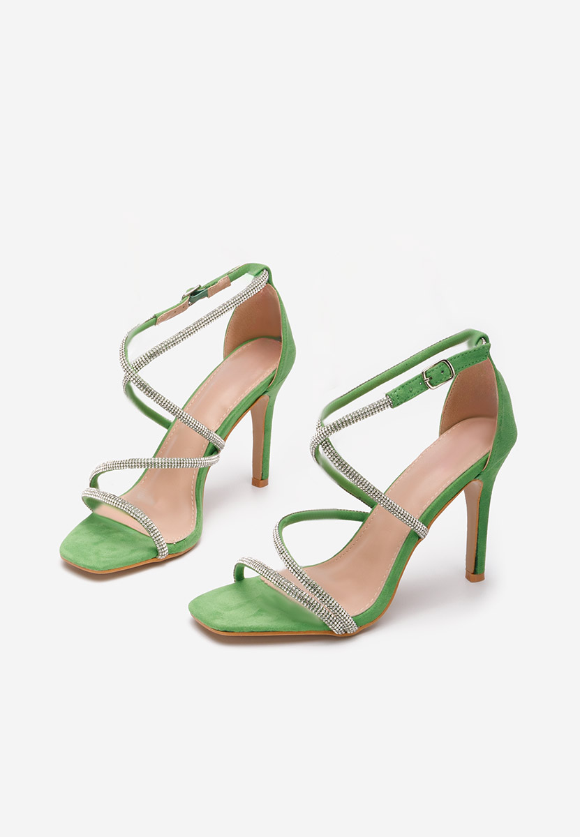 Ženski sandali Aleena zelena