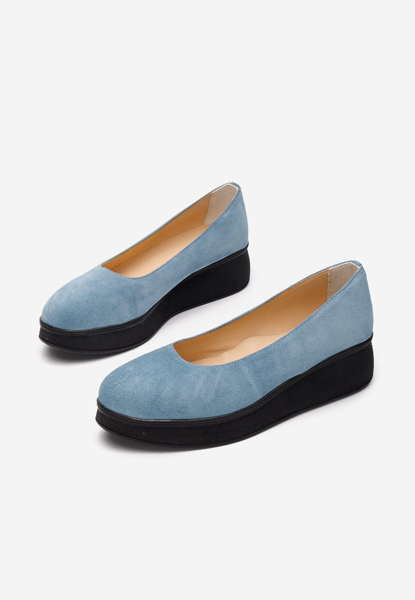 Čevlji s platformo svetlo modra Cantoria V2