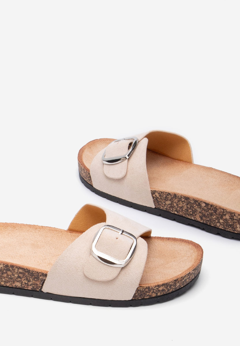 Ženski natikači Andrina bež