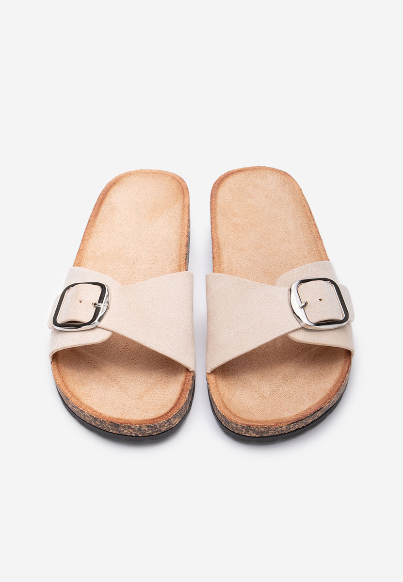 Ženski natikači Andrina bež