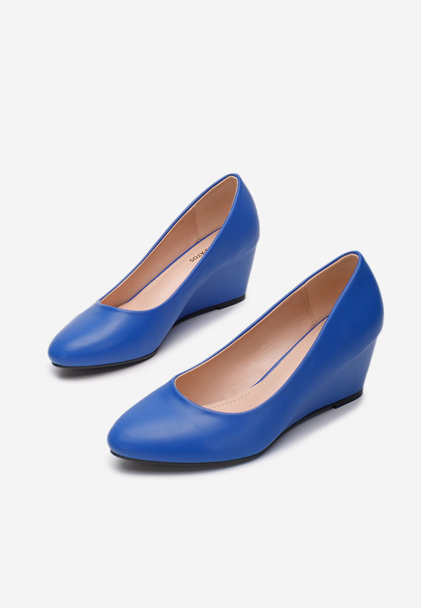 Čevlji s platformo Cutiara modra