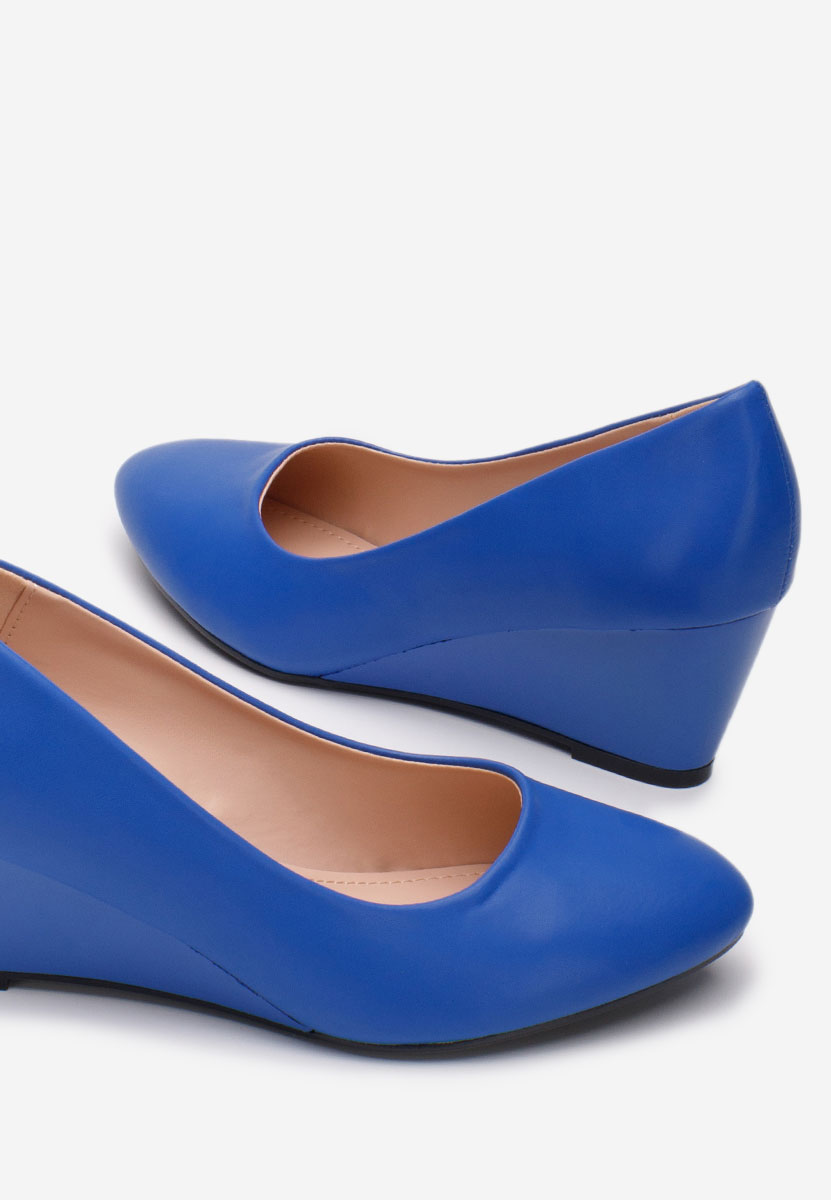 Čevlji s platformo Cutiara modra