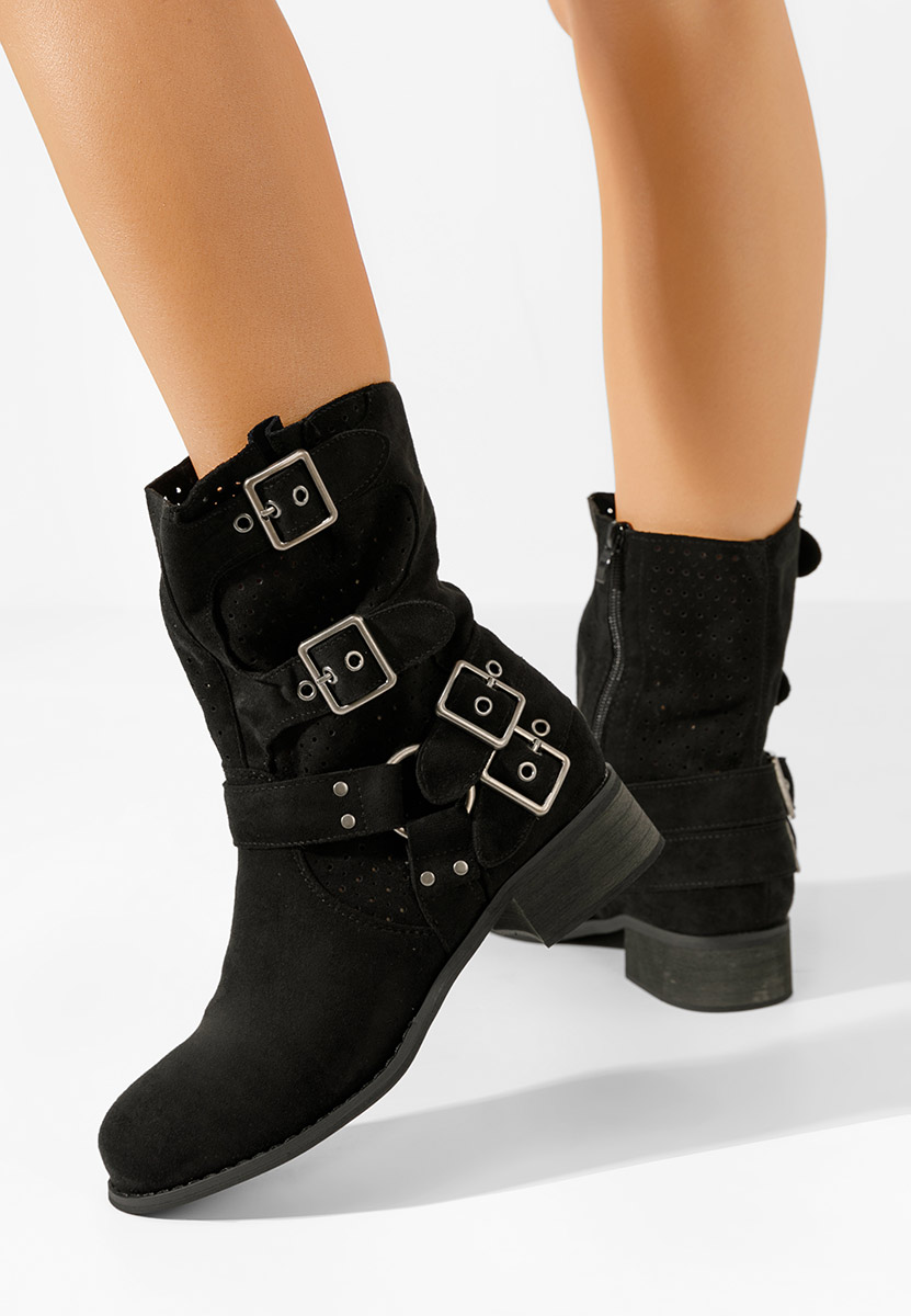 Ženski gležnjari Daiela črna