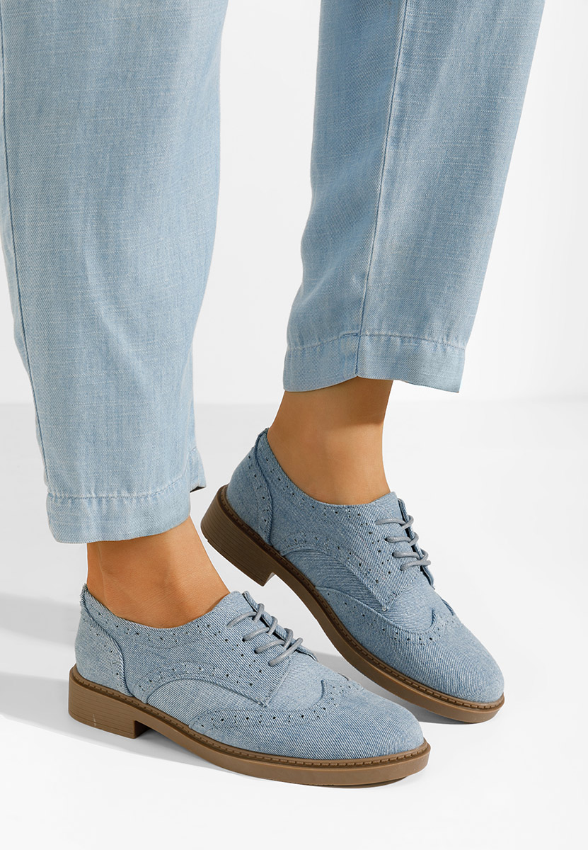 Brogue čevlji Cametia denim