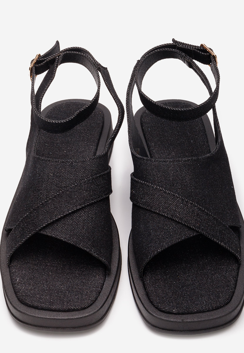 Ženski sandali Abigna črna