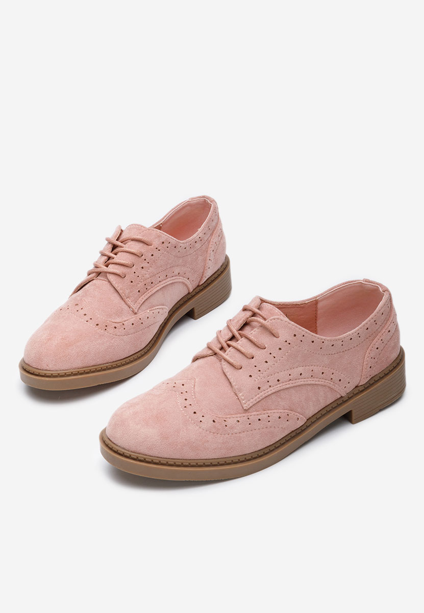 Brogue čevlji Cametia roza