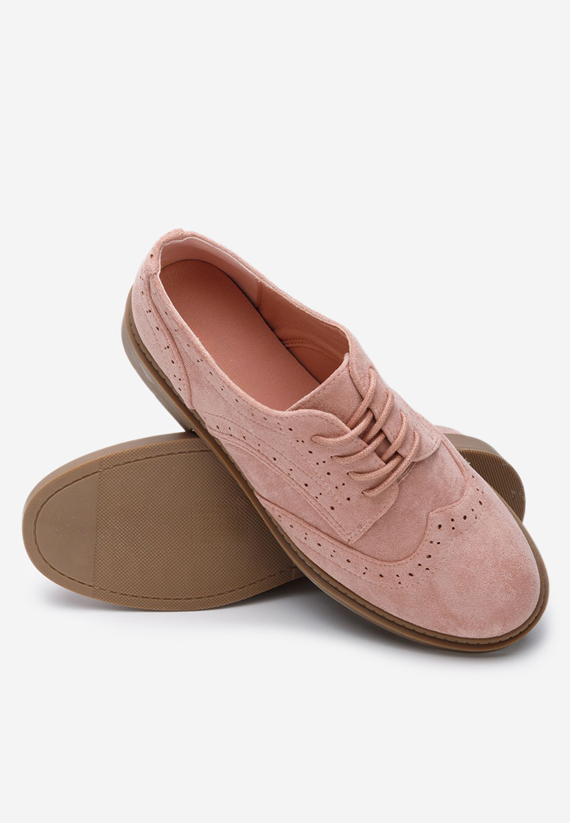 Brogue čevlji Cametia roza