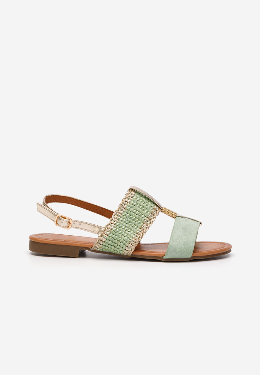 Ženski sandali Almita zelena